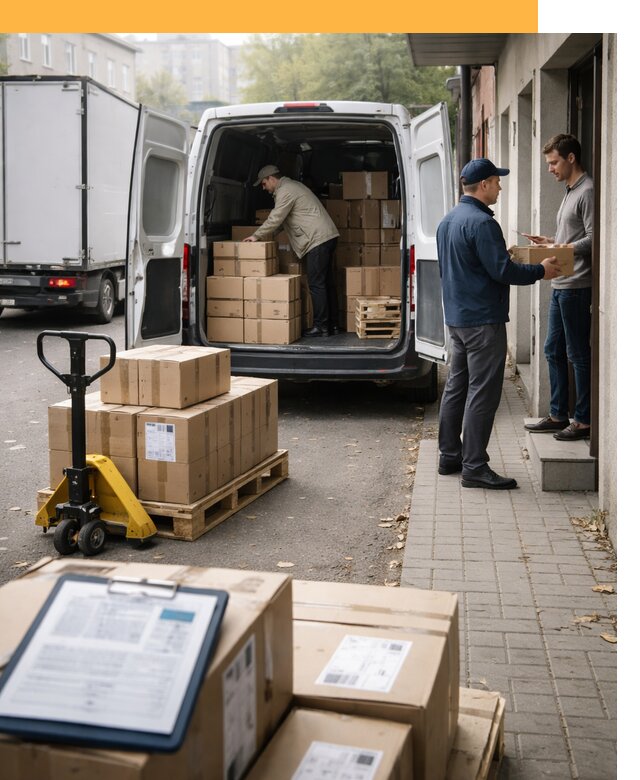 Доставка грузов от двери до двери с таможней от 46913 руб.