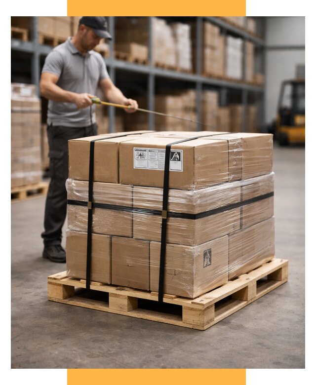 Упаковка и паллетирование грузов от 3649 р. | СетСервис-Дюр