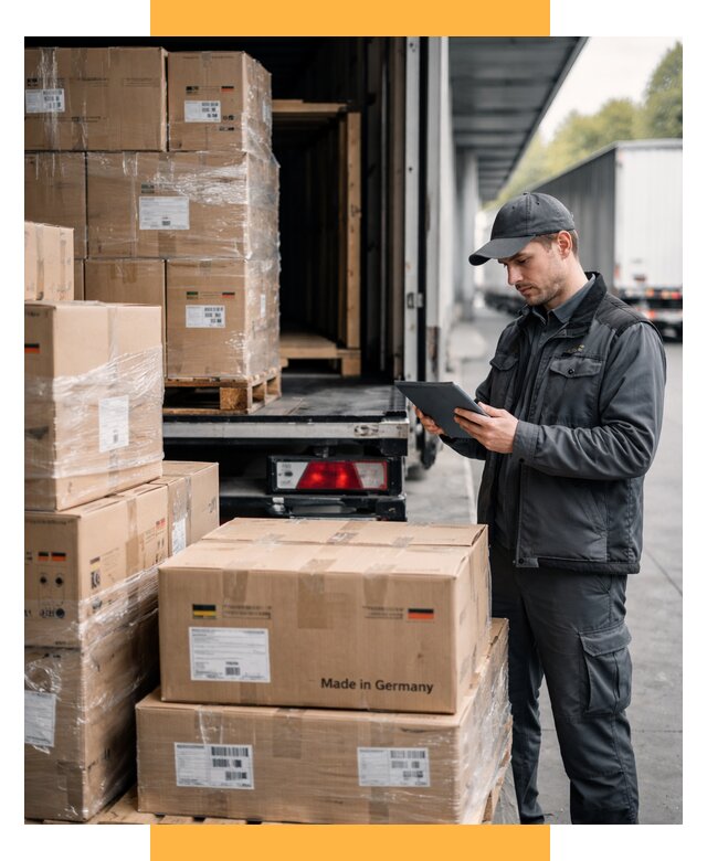 Доставка грузов из Германии от 46913 р. быстро - СетСервис-Дюр