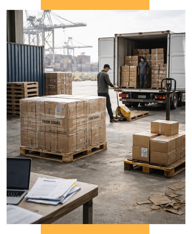 Доставка грузов из Израиля от 15638 р., логистика от СетСервис-Дюр