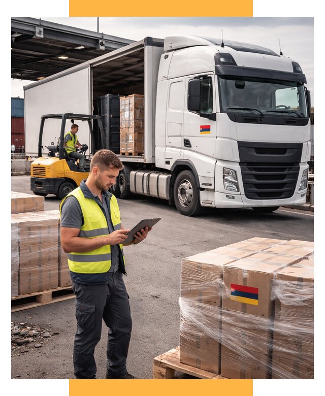 Автоперевозки из Армении от 99038 р. — услуги СетСервис-Дюр