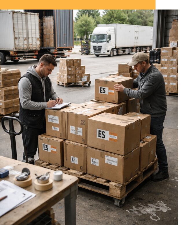 Доставка грузов в Испанию автотранспортом от 36488 руб