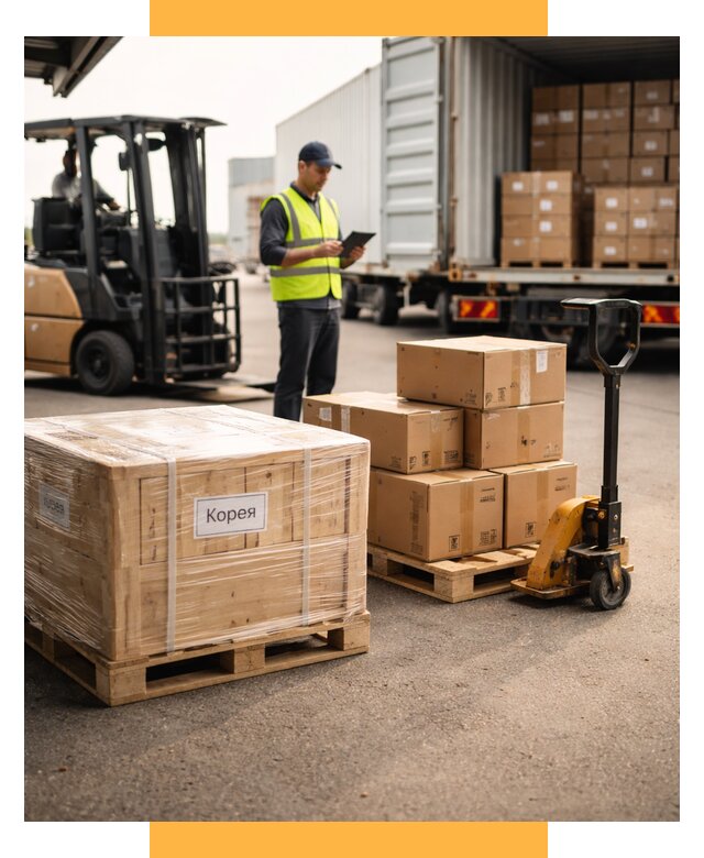 Доставка грузов в Корею из России от 36488 р. | СетСервис-Дюр