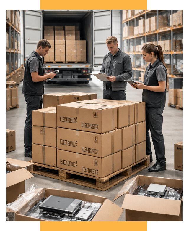 Перевозка электроники и таможня под ключ от 13031 р. | СетСервис-Дюр