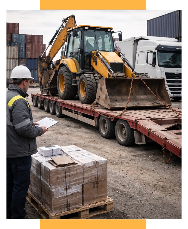 Международная перевозка спецтехники от 46913 р., СетСервис-Дюр