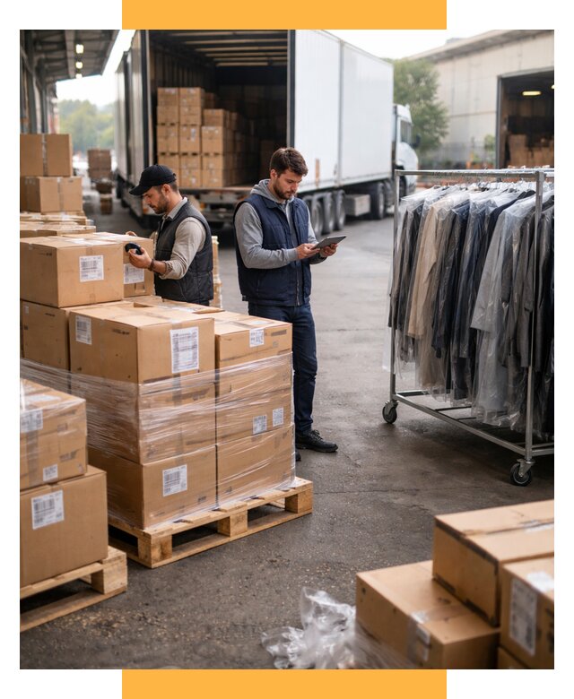 Перевозка и доставка одежды из Китая от 7819 р., СетСервис-Дюр