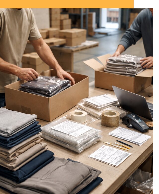 Перевозка одежды по миру от 7819 руб. с таможенным оформлением