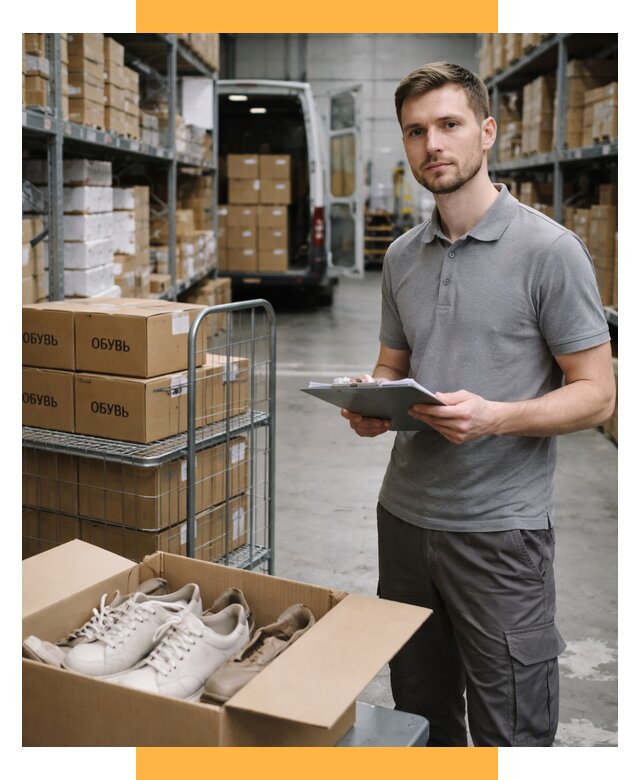 Доставка обуви из Китая и Турции от 4691 р. СетСервис-Дюр