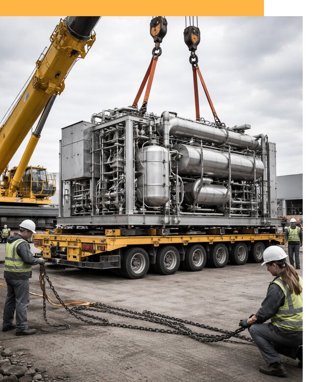 Перевозка тяжеловесных грузов по миру от 156375 руб