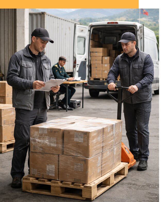 Доставка грузов через Армению, быстрая таможенная очистка от 26063