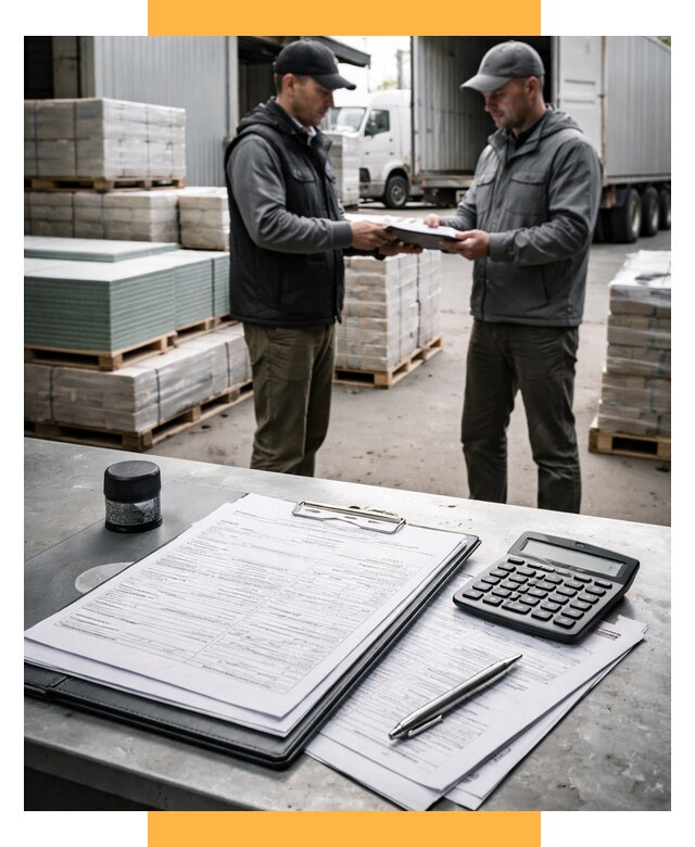 Таможенное оформление стройматериалов от 8861 р. | СетСервис-Дюр